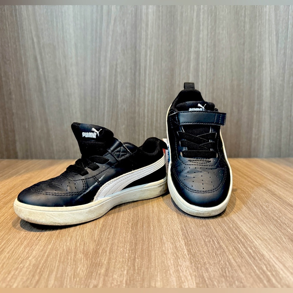 Puma Black and White Kids' Sneakers
